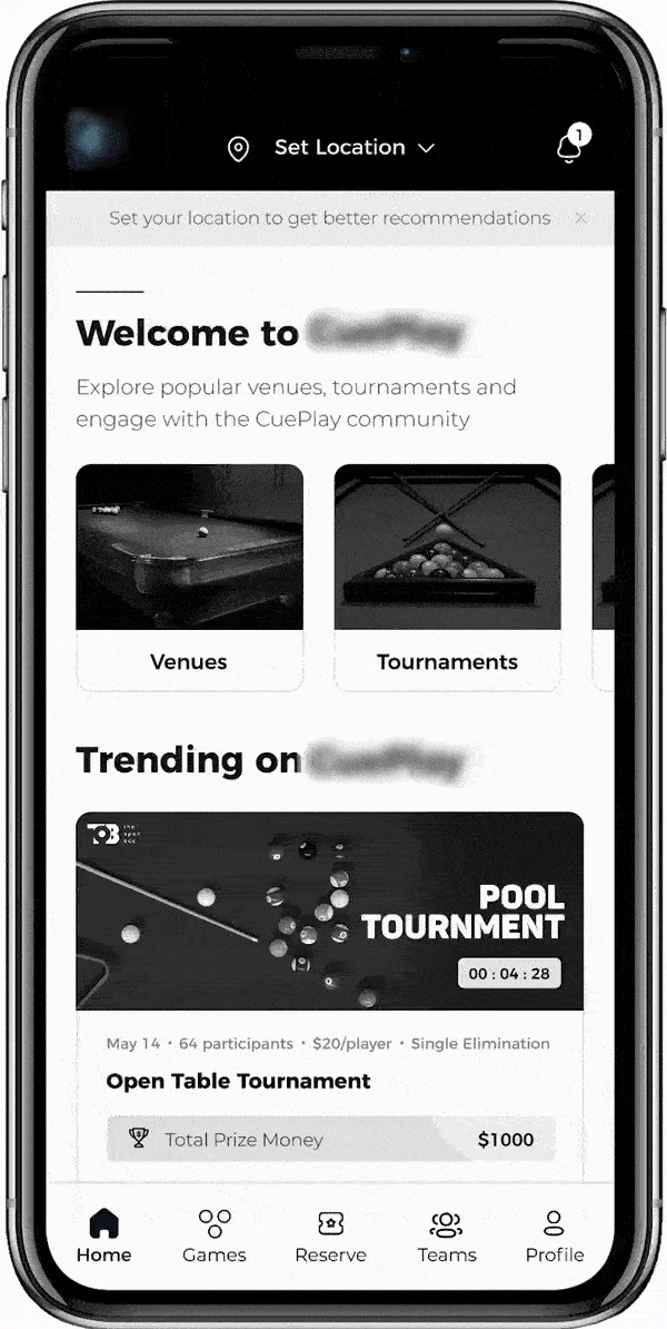 digital product roadmap to manage pool players gif