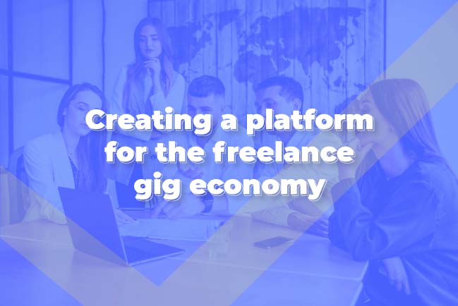 platform for freelance gig economy- banner