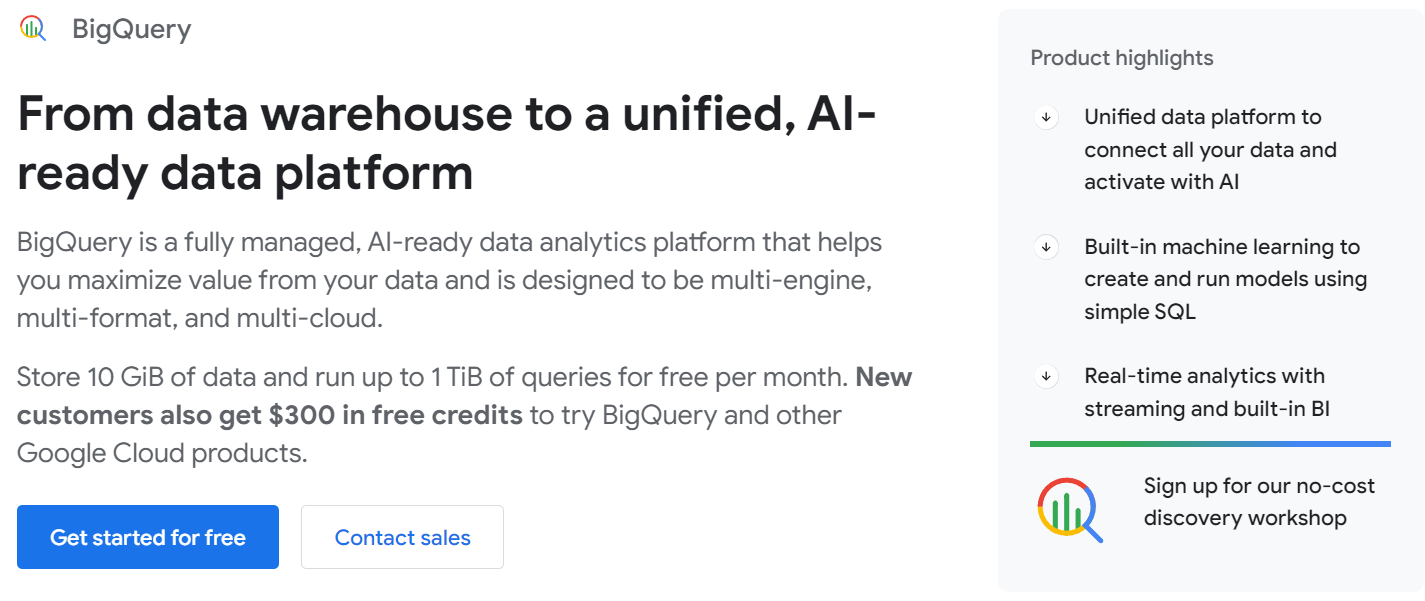 Google Cloud BigQuery